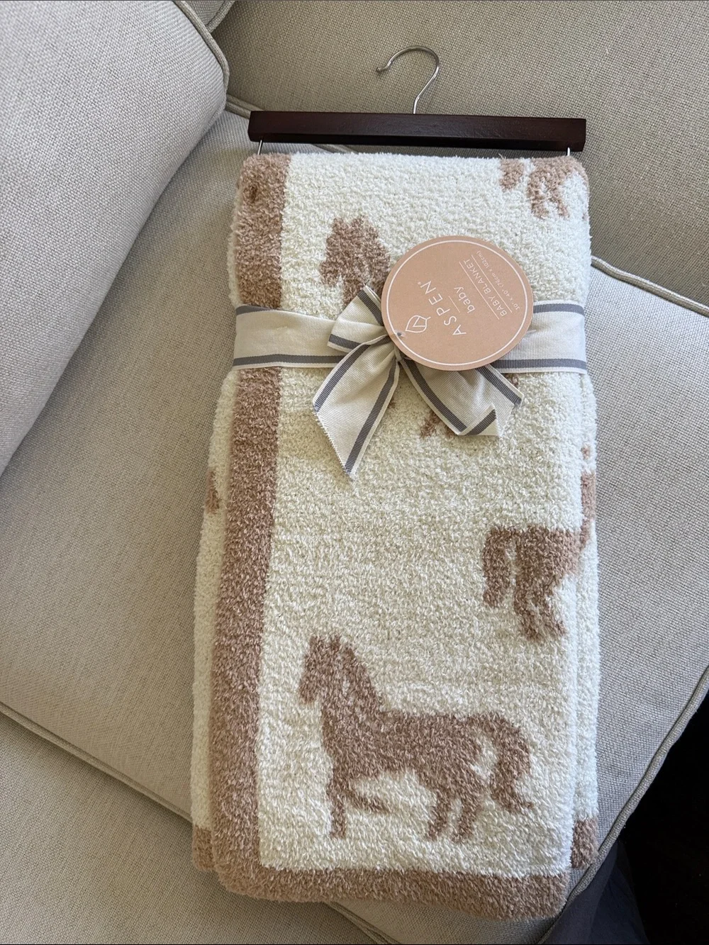ASPEN Horses Baby Blanket - 30”x40”